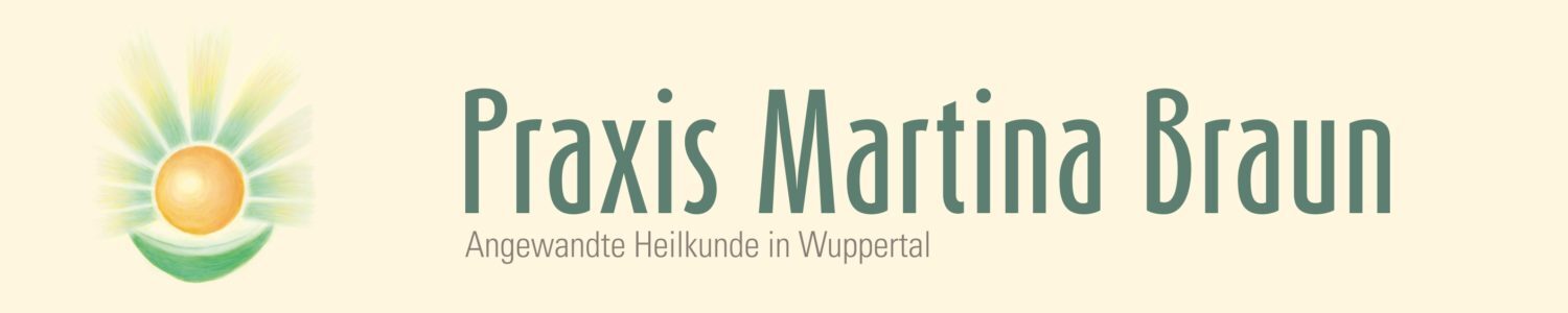 Kopfzeile mit Logo von Praxis Martina Braun, Wuppertal